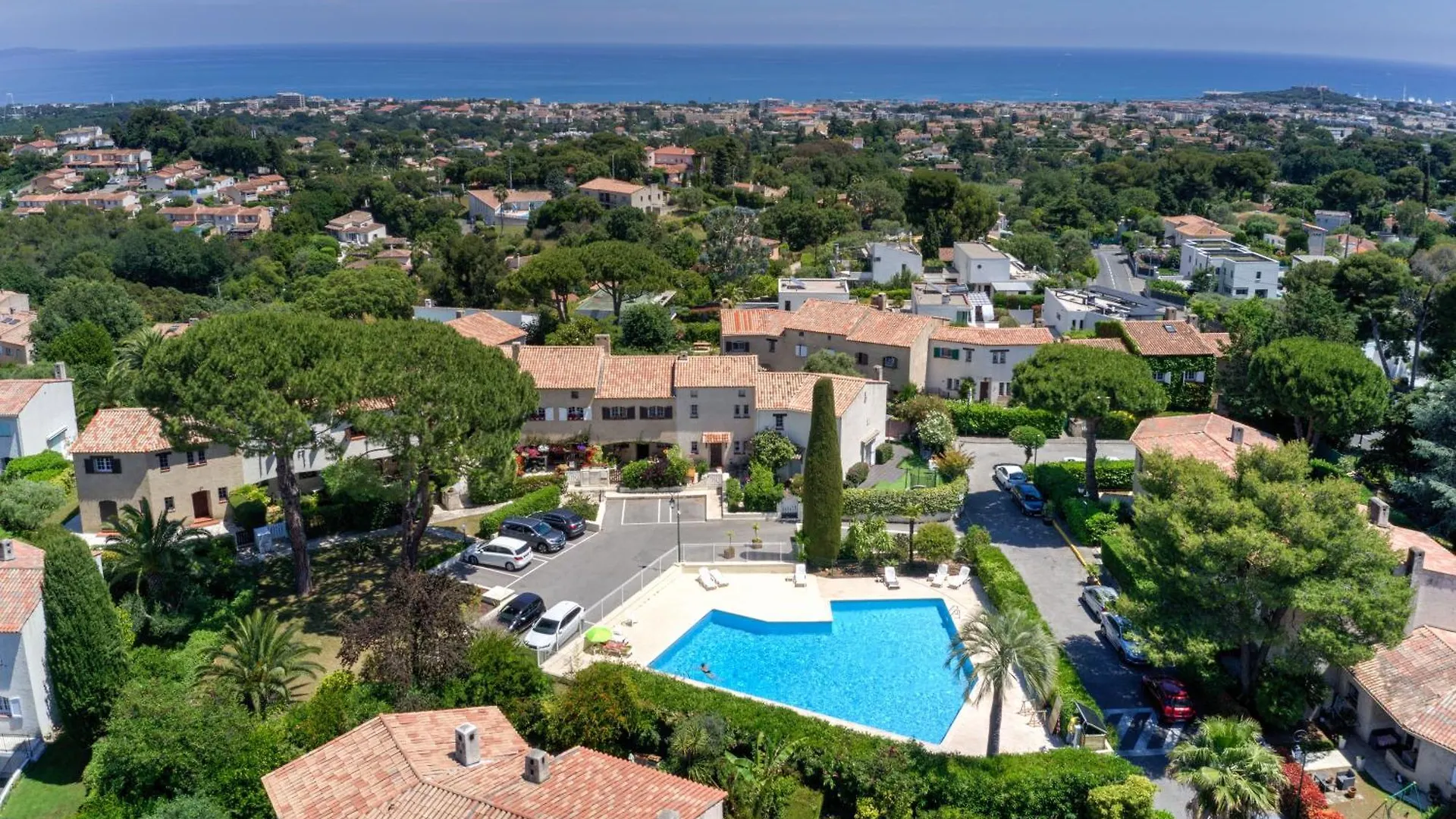Villa In Antibes Domain With Tennis And Pools France